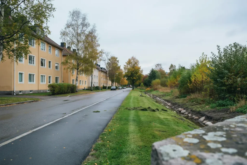 dikning och rensning av befintliga diken i r sunda solna