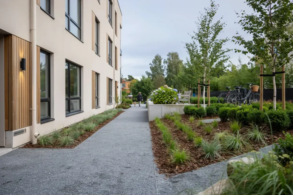 markarbeten f r innerg rd och planteringsytor i huvudsta solna