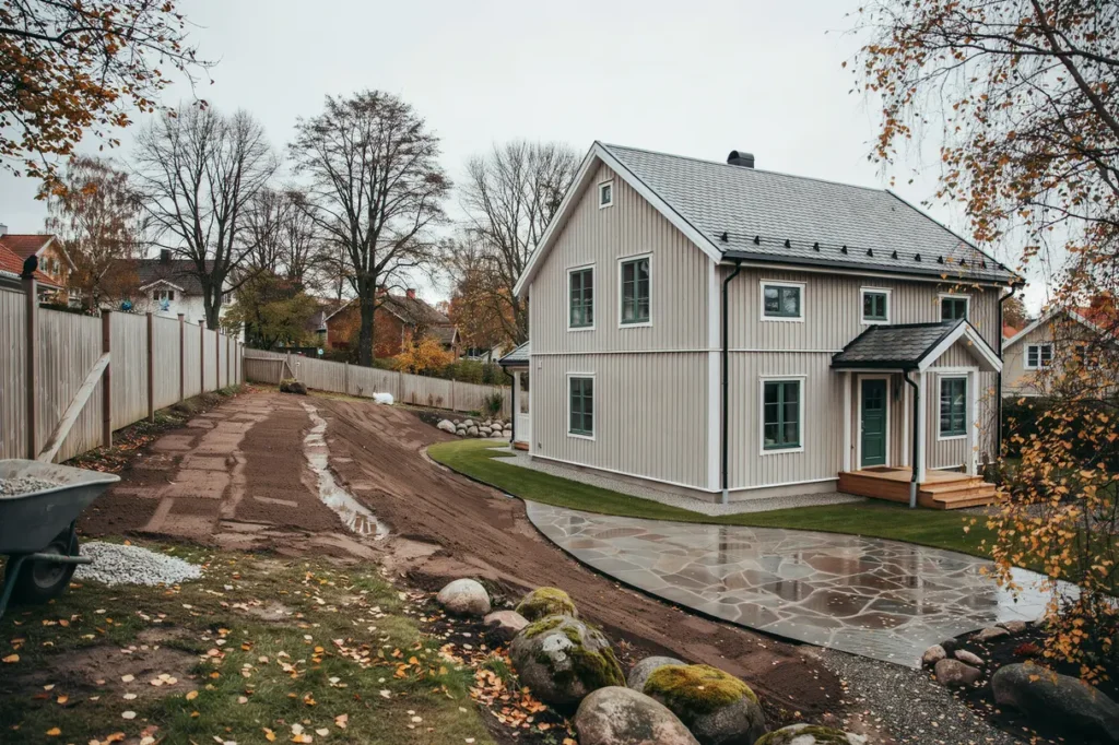 s f rbereder du tomten f r h stregn smarta mark tg rder som skyddar husgrund och uteytor