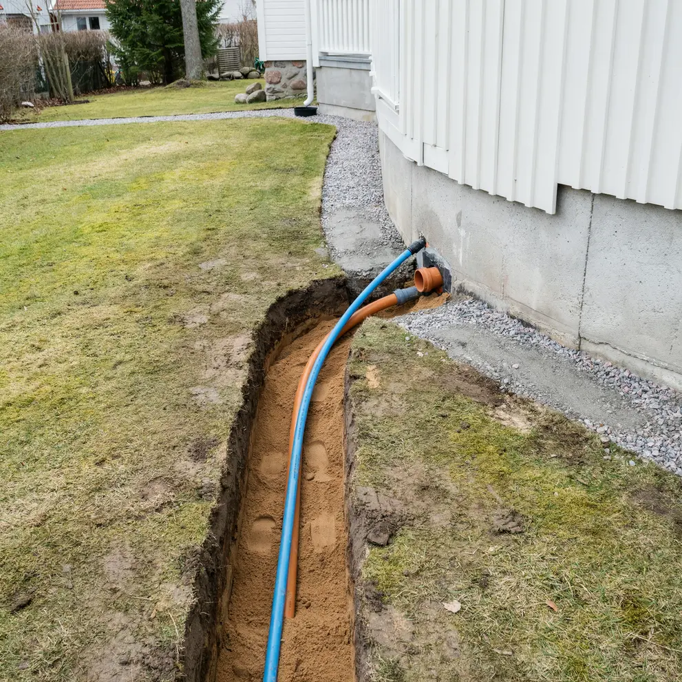koppla kommunalt vatten avlopp solna stockholm