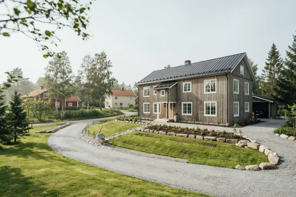 s f r du en j mn och l ttsk tt villatomt markarbeten som f rb ttrar b de funktion och helhetsintryck